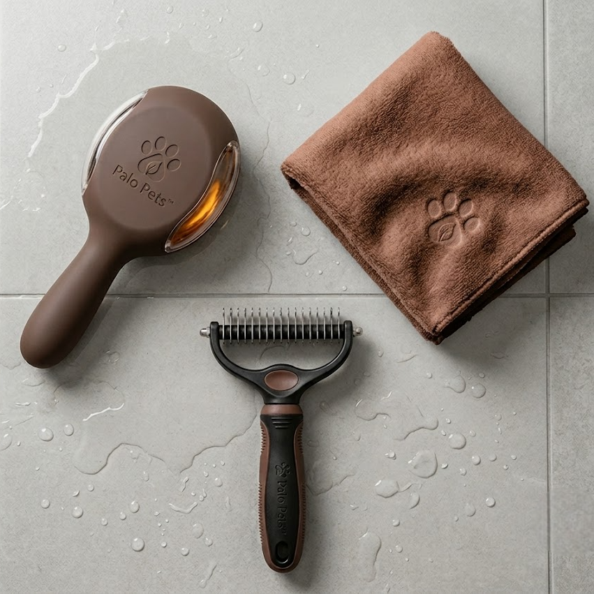 Shampoo Dispensing Brush Palo Pets